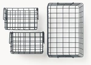 Komplet koszy do przechowywania z metalu The Baskets, 3 elem