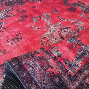 Czerwony dywan w stylu vintage - Fibio