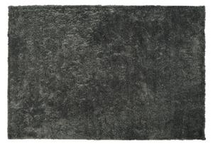 Dywan shaggy puszysty długie włosie do salonu 140x200 cm ciemnoszary Evren Beliani