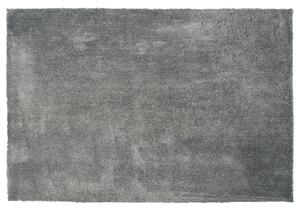 Dywan shaggy puszysty długie włosie do salonu 160x230 cm szary Evren Beliani