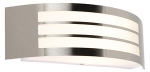 Zewnetrzna Nowoczesna lampa ścienna stal nierdzewna IP44 - Sapphire Deluxe Oswietlenie zewnetrzne