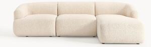 Narożna sofa modułowa Bouclé Sofia (3-osobowa)