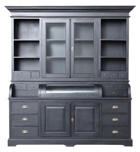 Kredens Brighton 204x56x217cm black