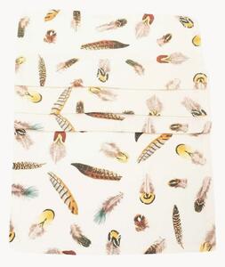 Bieżnik z lnu Feathers