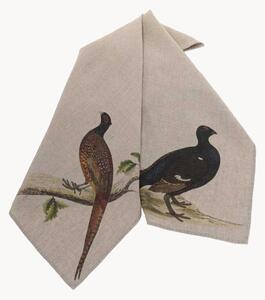 Komplet ręczników kuchennych z lnu Forest Birds, 2 elem