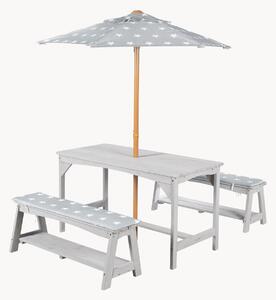 Komplet mebli ogrodowych dla dzieci z parasolem Outdoor+ (4 elem.)