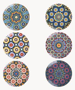 Komplet talerzy z porcelany Marrakech, 6 elem