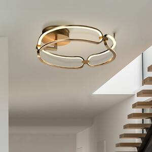 Schuller Valencia Lampa sufitowa LED Colette, 3-punktowa, różowe złoto