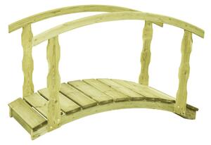 Mostek ogrodowy, 170x74x105 cm, impregnowane drewno sosnowe