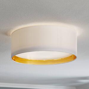 TK Lighting Lampa sufitowa Bilbao, biały/złoty, Ø 45 cm