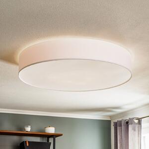 Lampa sufitowa Rondo TK Lighting, możliwość ściemniania, biały / opal, sypialnia, tkanina / materiał / jedwab, nowoczesny