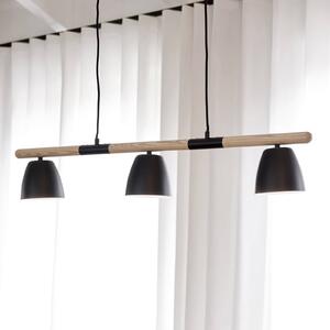 Nordlux Lampa wisząca designerska Theo, możliwość ściemniania, czarny, salon / jadalnia, metal, nowoczesny