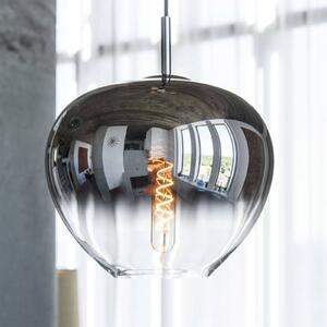 SLV Lampa wisząca szklana Pantilo Convex, możliwość ściemniania, chromowy / srebrny, salon / jadalnia, metal, nowoczesny