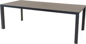 Stół - 220x100 cm - Aluminium - Kamień spiekany + włókno szklane