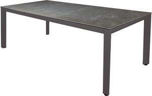 Stół - 220x100x74 cm - Aluminium - Ceramika szkliwiona