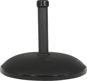 Stojak na parasol okrągły betonowy - Ø50cm - 30kg - czarny