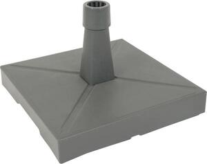 Stojak na parasol plastik/beton - 20 kg - antracyt - 49x49 cm