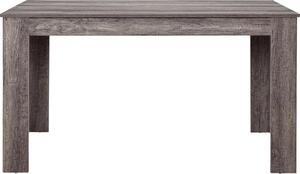 Stół do jadalni In And OutdoorMatch Kennedi - styl wiejski - 140 x 90 x 77 cm - ciemny dąb - stylowy design