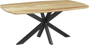 Stół do jadalni In And OutdoorMatch Serino - 180x100x76cm - Dąb - Prostokątny - Nowoczesny - Stół do jadalni