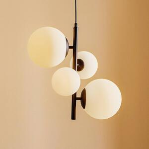 Lampa wisząca Dione ALDEX, możliwość ściemniania, czarny, salon / jadalnia, szkło, nowoczesny
