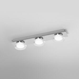LEDVANCE SMART+ Inteligentna lampa sufitowa Orbis Wall Round, możliwość ściemniania, chromowy / srebrny, łazienka, metal, nowoczesny