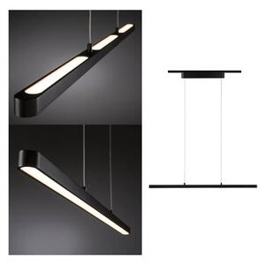 Paulmann Lampa wisząca LED URail Lento, czarny matowy możliwość ściemniania, czarny, salon / jadalnia, metal, nowoczesny