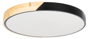 Lampy sufitowe PRIOS, Lynorri, czarny, salon, tworzywo sztuczne, nowoczesny