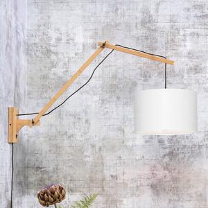 Good & Mojo Good & Mojo Andes lampa ścienna regulowana biała Ø32cm