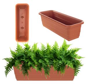 Skrzynka balkonowa Paulin 50cm terrakota