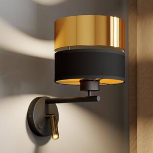 Kinkiet Hilton TK Lighting, czarny, salon / jadalnia, metal, nowoczesny