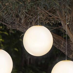 Lampa wisząca zewnętrzna LED Newgarden Pianeta, Ø 45 cm