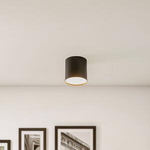 Nowodvorski Lighting Lampa sufitowa Point Plexi M, czarna/opalowa