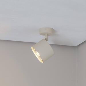 Reflektor sufitowy Chloe regulowany, 1-punktowy, beżowy Argon, możliwość ściemniania, kremowy / amber, salon / jadalnia, metal, nowoczesny