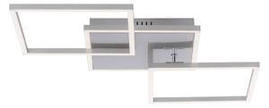 JUST LIGHT. GmbH Lampa sufitowa LED Iven, stal, 75x45cm