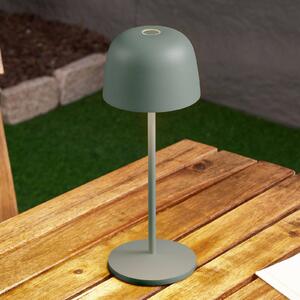 Lindby Lampa stołowa LED Arietty, zielona, ściemniana, IP65 Arietty Lindby, możliwość ściemniania, zielony, salon / jadalnia, aluminium, nowoczesny