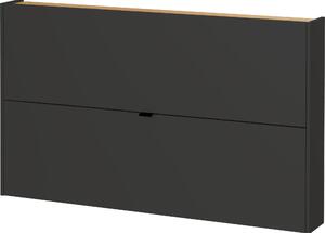 Wisząca szafka na buty grafit/ dąb navarra 140 cm