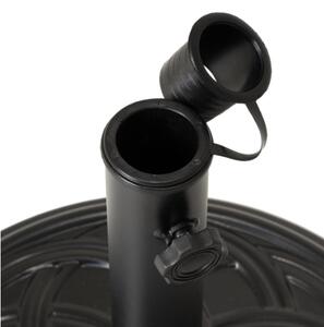 Stojak na parasole, okrągły, Ø 40 cm, czarny