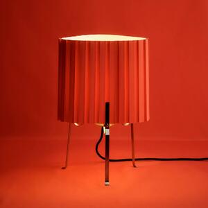 HAY Lampa stołowa Canelé, czerwony, salon / jadalnia, tkanina / materiał / jedwab, design
