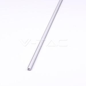 Profil Aluminiowy V-TAC 2000x17.4x12.1mm Klosz Mleczny VT-8116