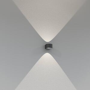CMD Kinkiet zewnętrzny LED 9029, czarny, aluminium, nowoczesny