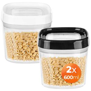 Zestaw pojemników kwadratowych Duna 600 ml, 2 szt