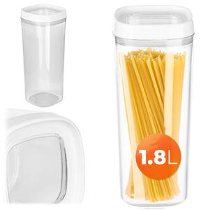 Pojemnik kwadratowy Duna 1.8L, biały