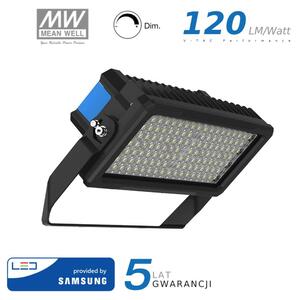 Projektor LED V-TAC 250W SAMSUNG CHIP Mean Well DRIVER Ściemnialny IP66 120st VT-253D 4000K 30000lm 5 Lat Gwarancji