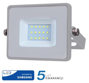 Projektor LED V-TAC 10W SAMSUNG CHIP Szary VT-10 4000K 800lm 5 Lat Gwarancji