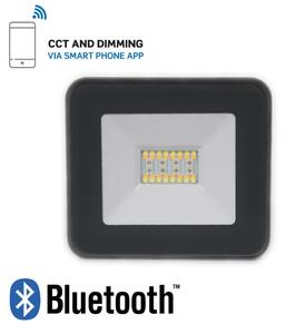 Projektor LED V-TAC 20W Bluetooth CZARNY Ściemnialny RGB/CW/W/DW IP65 VT-5020 1400lm