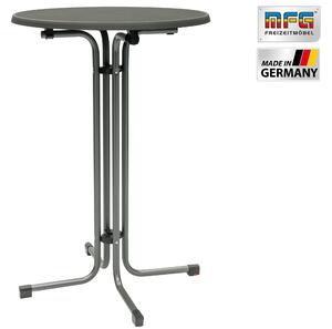 Stół barowy MFG 80 cm składany, antracyt/łupek, odporny na warunki atmosferyczne