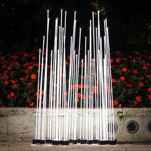Artemide Architectural Reeds IP67 lampa stojąca LED 1-częściowa, aluminiowy / szary / cynkowy, stal szlachetna, nowoczesny
