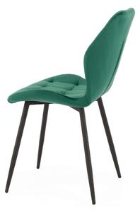 EMWOmeble Krzesło tapicerowane DC-7223 zielony welur #56
