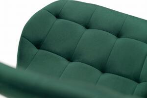 EMWOmeble Krzesło tapicerowane DC-7223 zielony welur #56