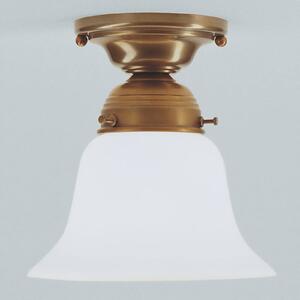 Berliner Messinglampen Lampa sufitowa ALENA, możliwość ściemniania, mosiężny / złoty, przedpokój, mosiądz, antyczny